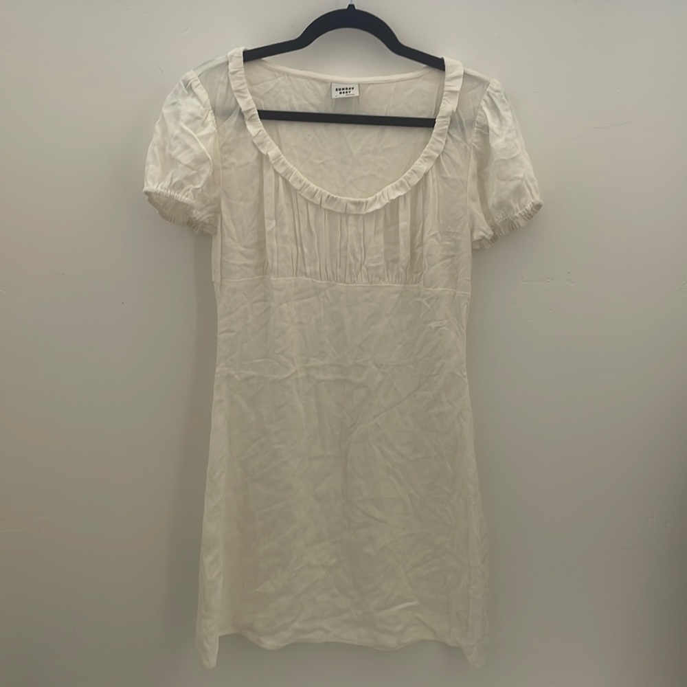 Sunday Best white/cream mini dress